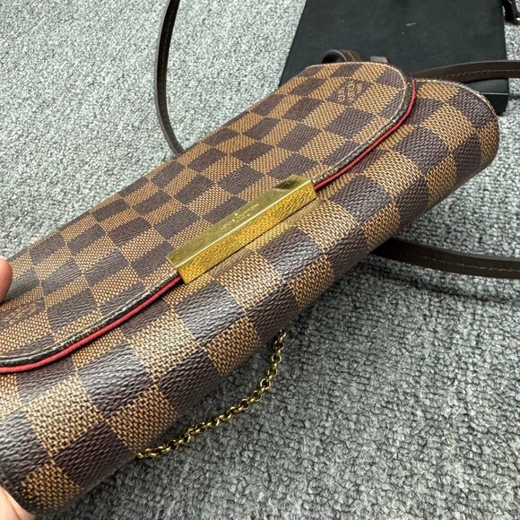Louis Vuitton Favorite Brown Damier Ebene Canvas Satchel ccofb999-102525 - Picture 4 of 15